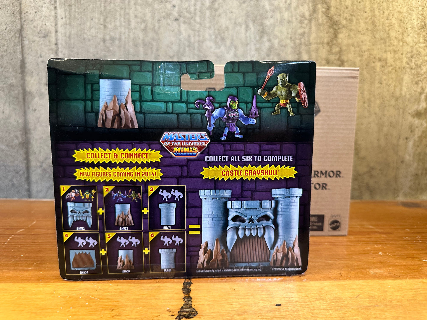 2013 MOTU Mossman & Battle Armor Skeletor Mini Figures Matty Collector Mattel