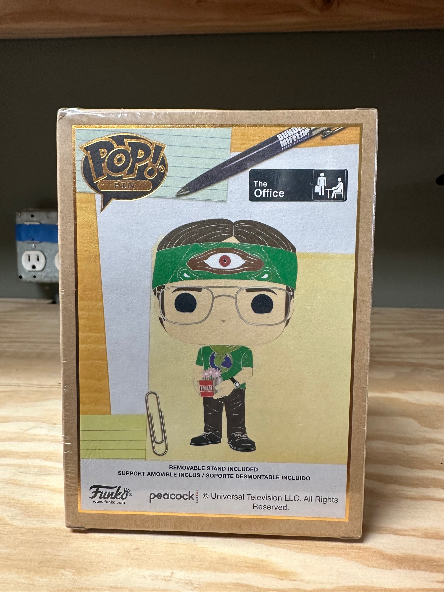 Dwight Shrute Funko Pop Pin sealed the office Enamel