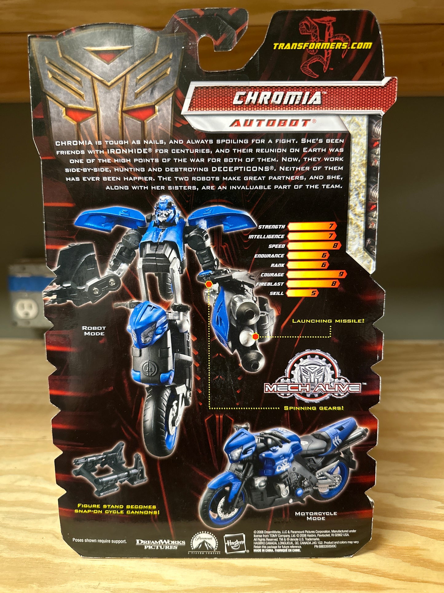 Chromia Transformers Movie ROTF Sealed Action Figure Deluxe Class