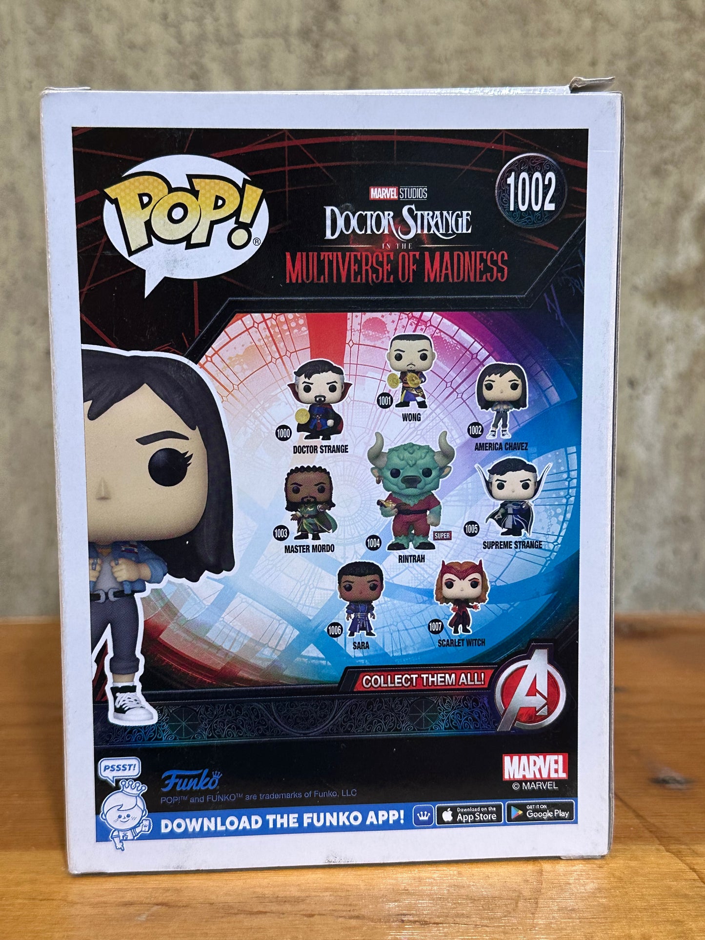 America Chavez Marvel Funko Pop Dr Strange 1002