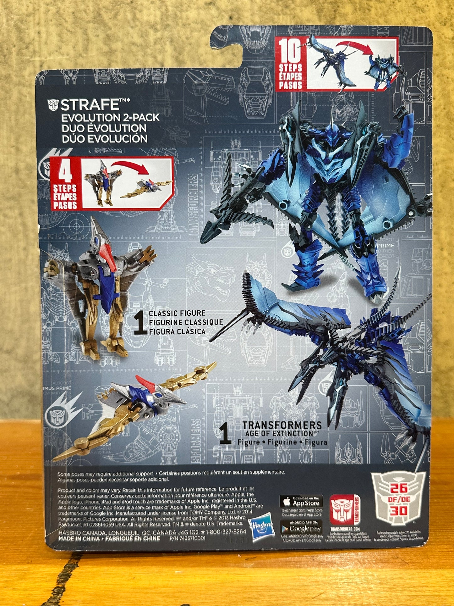 Transformers Age of Extinction AOE - STRAFE Evolution 2 Pack TOYS R US EXCLUSIVE