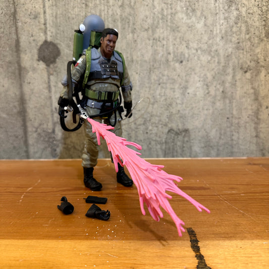 Slime-Blower Winston Zeddmore Ghostbusters 2 DST 7” Complete Action Figure Toy