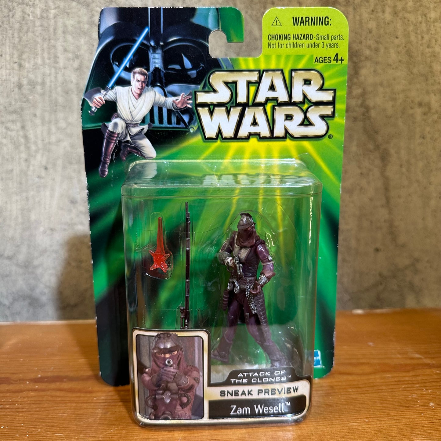 Zam Wesell Star Wars Sneak Preview 3.75” Action Figure Toy MOC