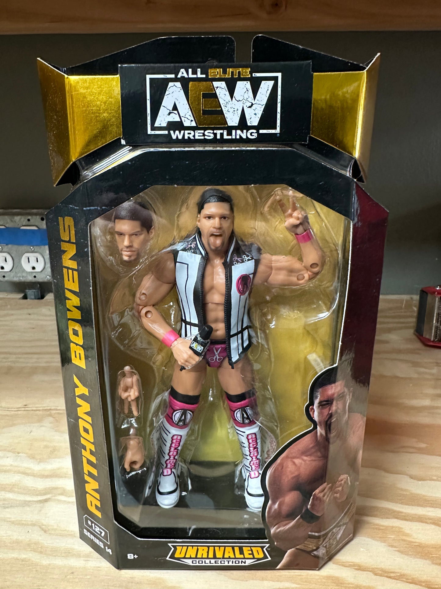 AEW Unrivaled Anthony Bowens WWE Wrestling Action Figure Toy