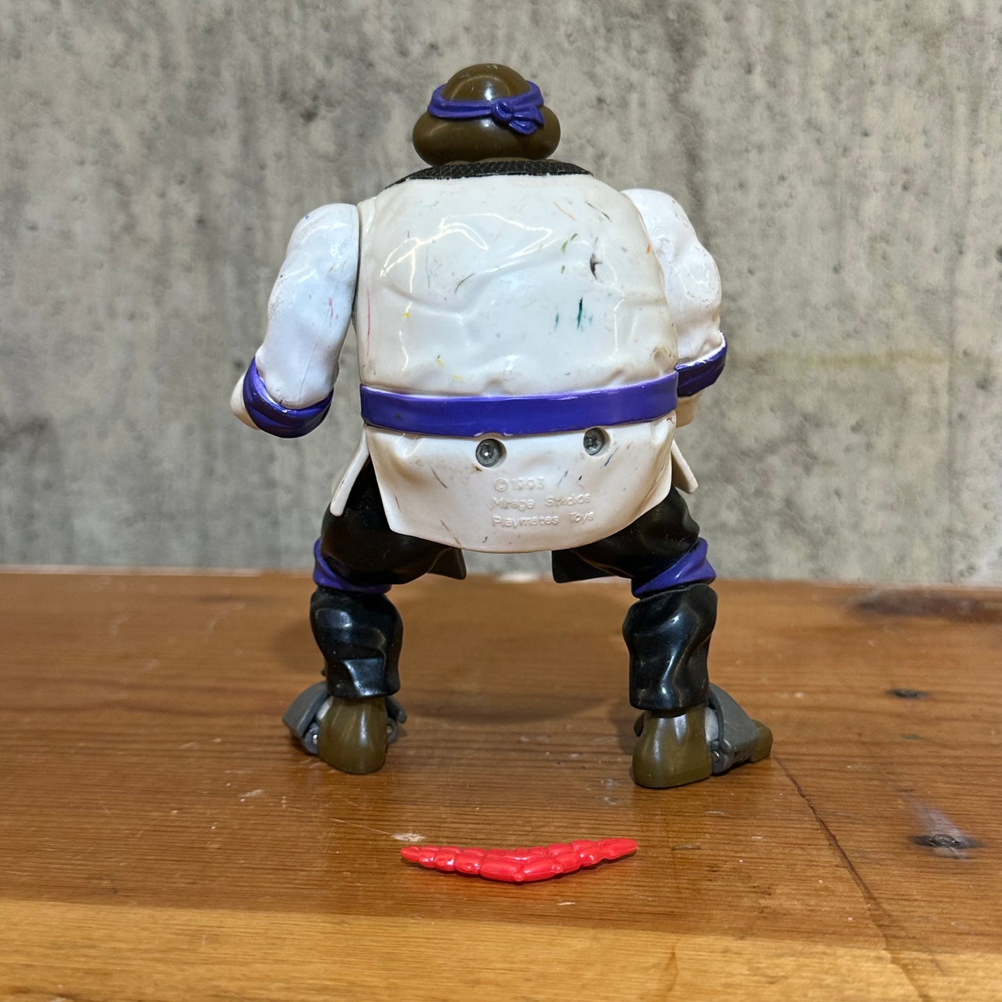Night Ninja Don incomplete TMNT Ninja Turtles Action Figure Toy 1993 Auto Mutations