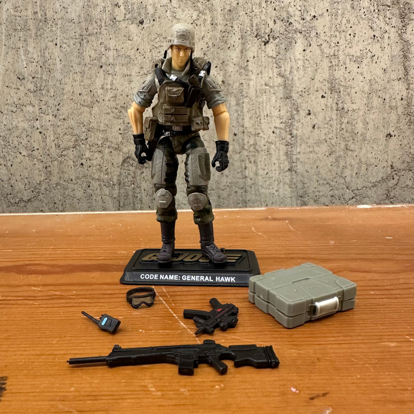General Hawk GI Joe 25th Anniversary Loose Complete 4” Action Figure Toy