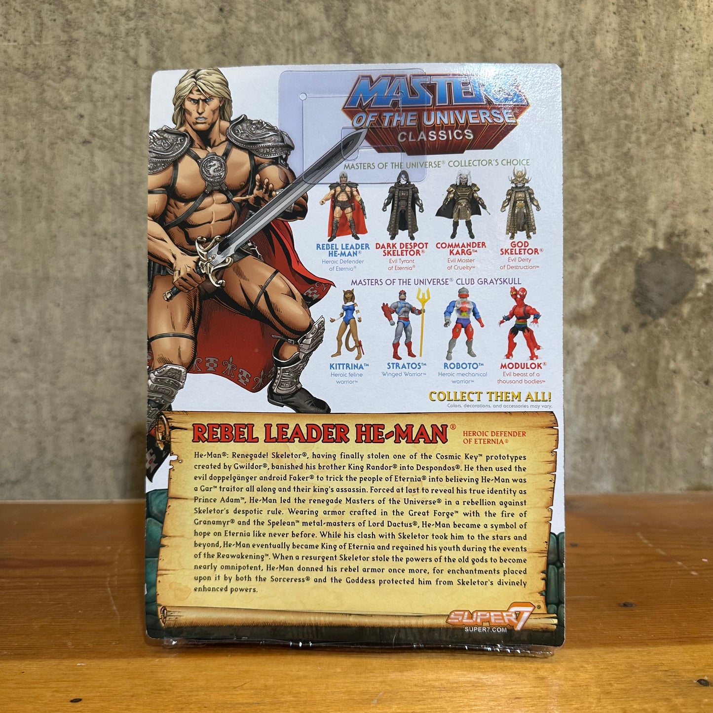 Rebel Leader HE-MAN Masters of the Universe Classics MOTU Action Figure MOTUC