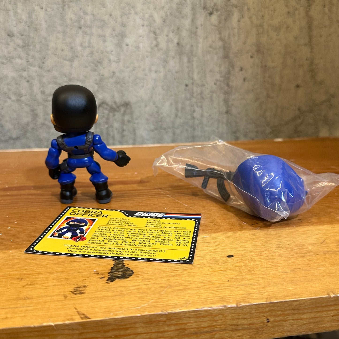 Cobra Officer GI Joe Loyal Subjects Complete Action Vinyls Figure