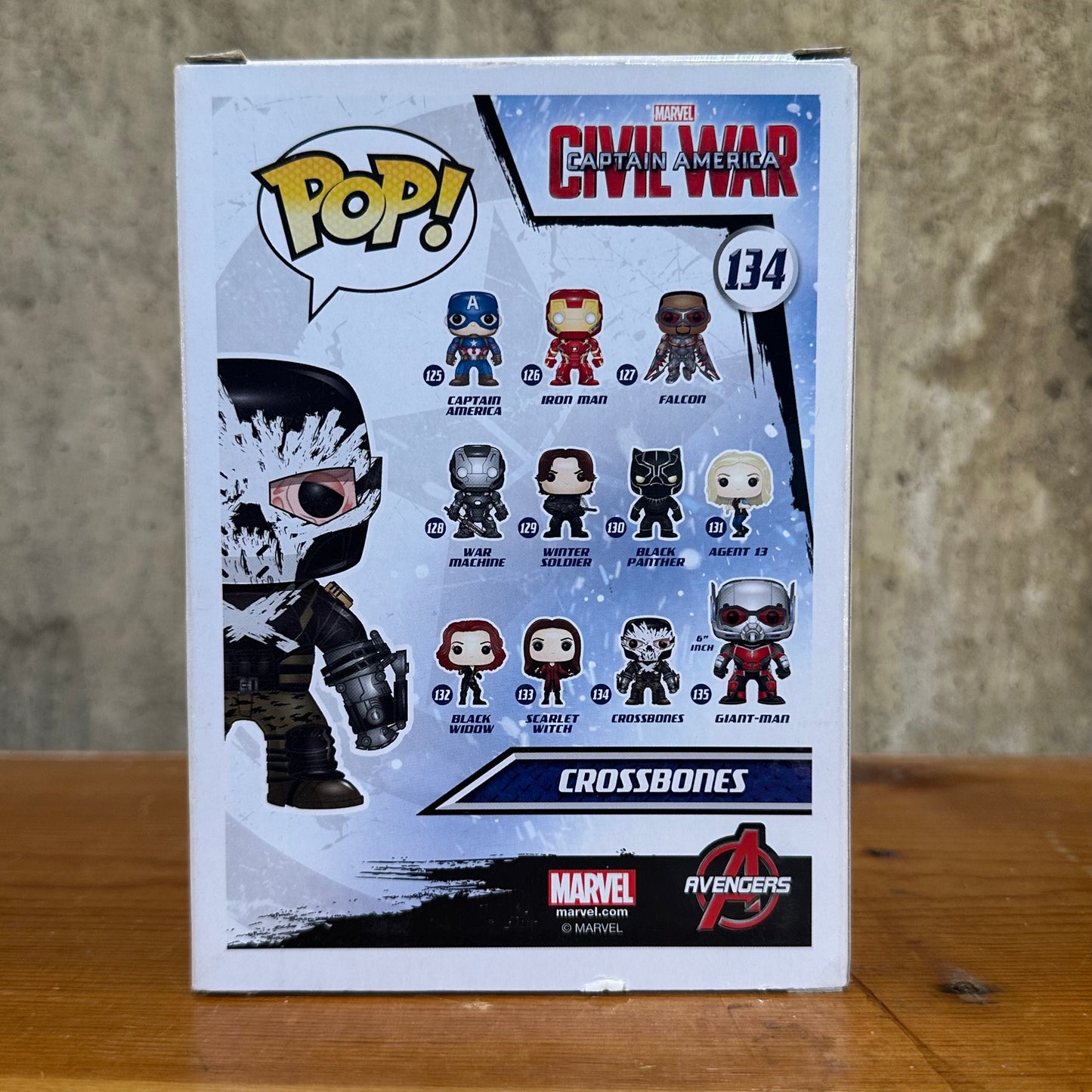Crossbones Marvel Funko Pop Captain America