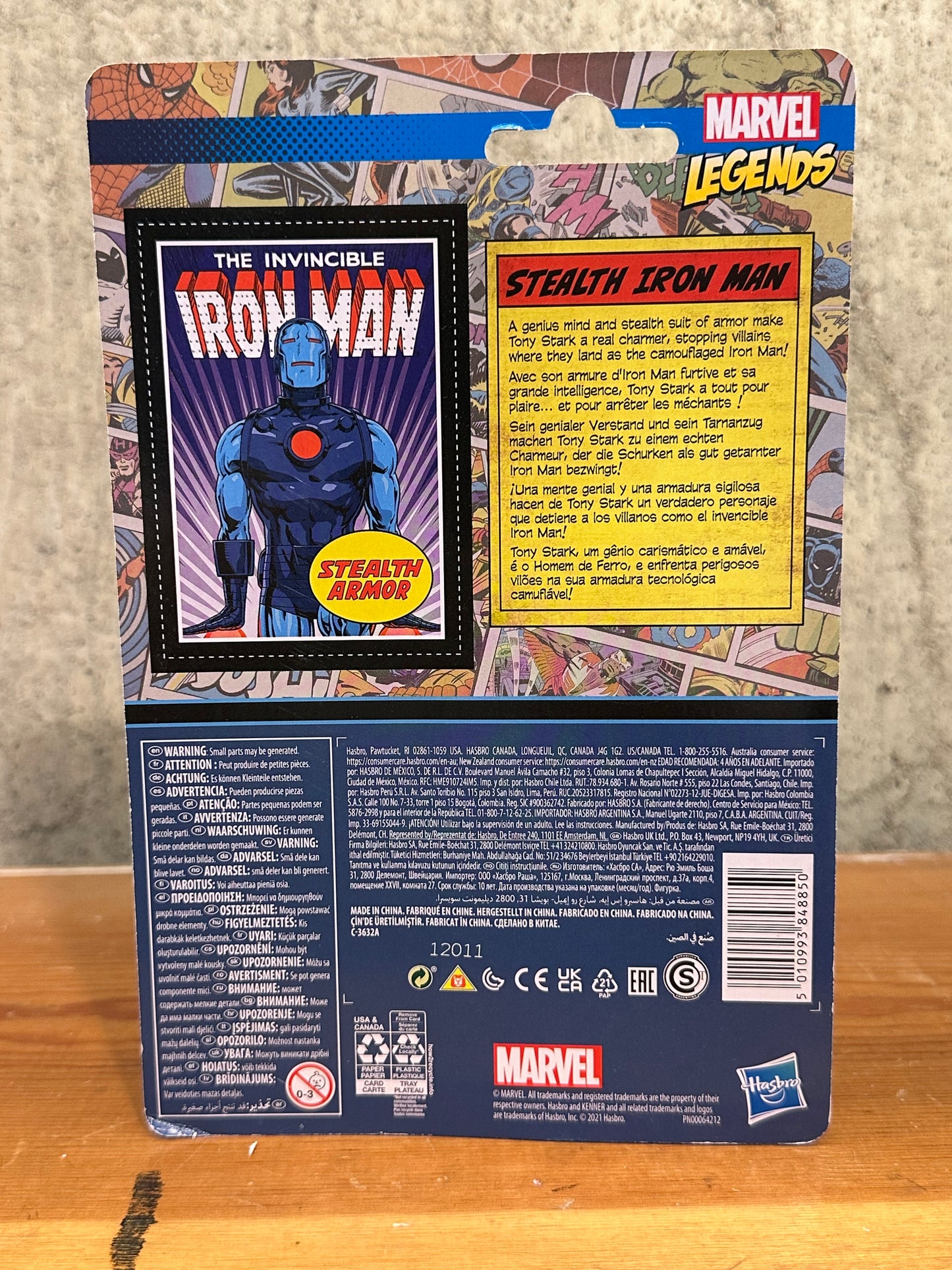 Stealth Iron Man Kenner 3.75” Marvel Legends Action Figure MOC 2021