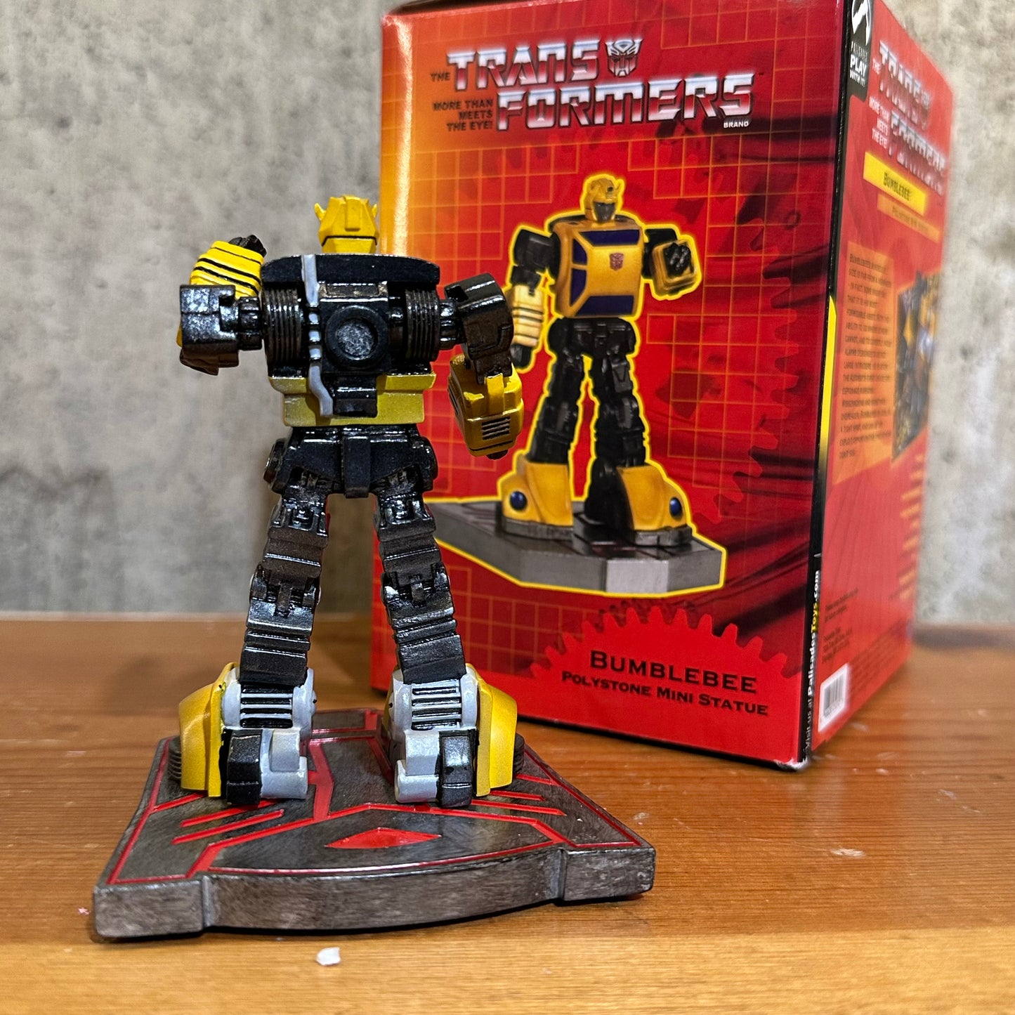 Bumblebee Palisades Polystone Mini Statue Transformers Autobot 4-5” Tall