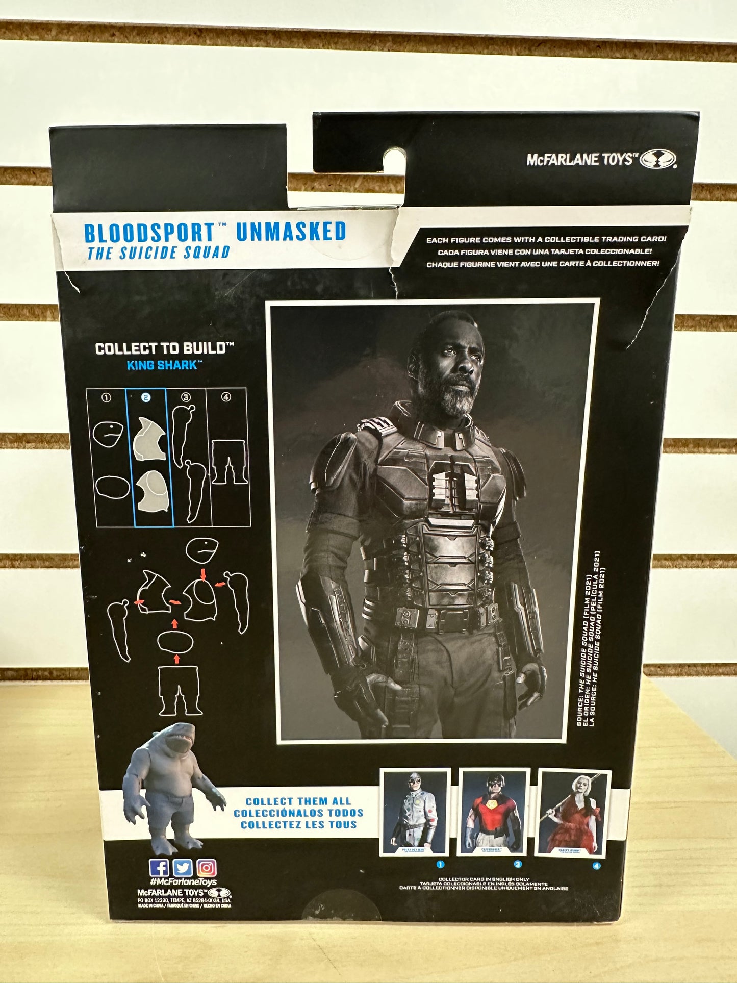Bloodsport Unmasked DC Comics Multiverse Suicide Squad Action Figure Toy