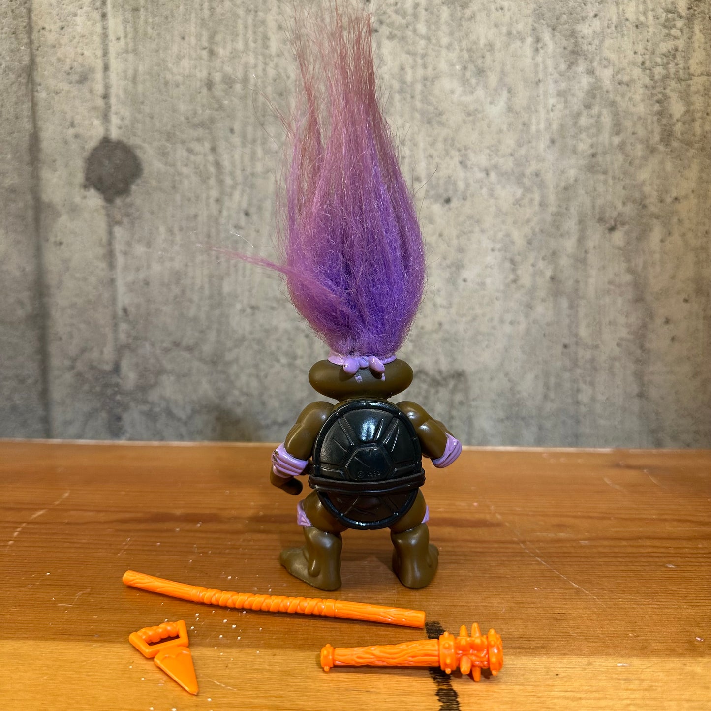 Troll Donatello TMNT 1992 Near Complete Vintage Ninja Turtles Action Figure Toy