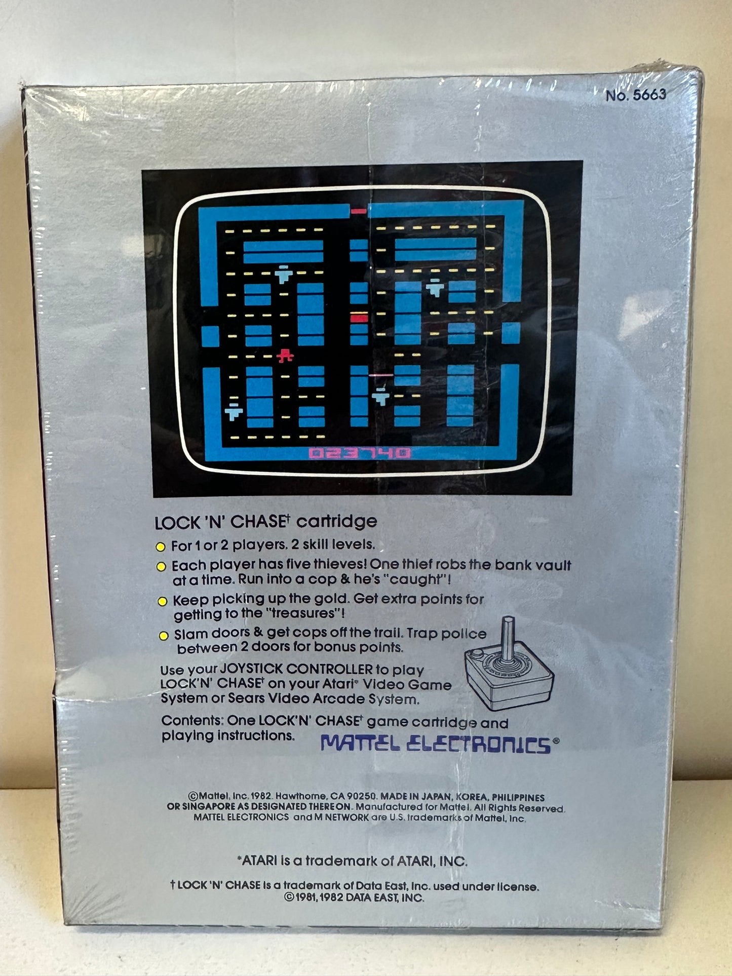 Sealed Atari 2600 Lock ‘n’ Chase Brand new video game cartridge 80’s