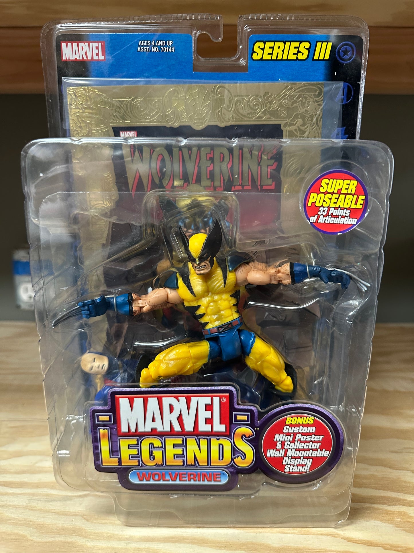 Wolverine Marvel Legends Series 3 Toy Biz 6” Action Figure Toy