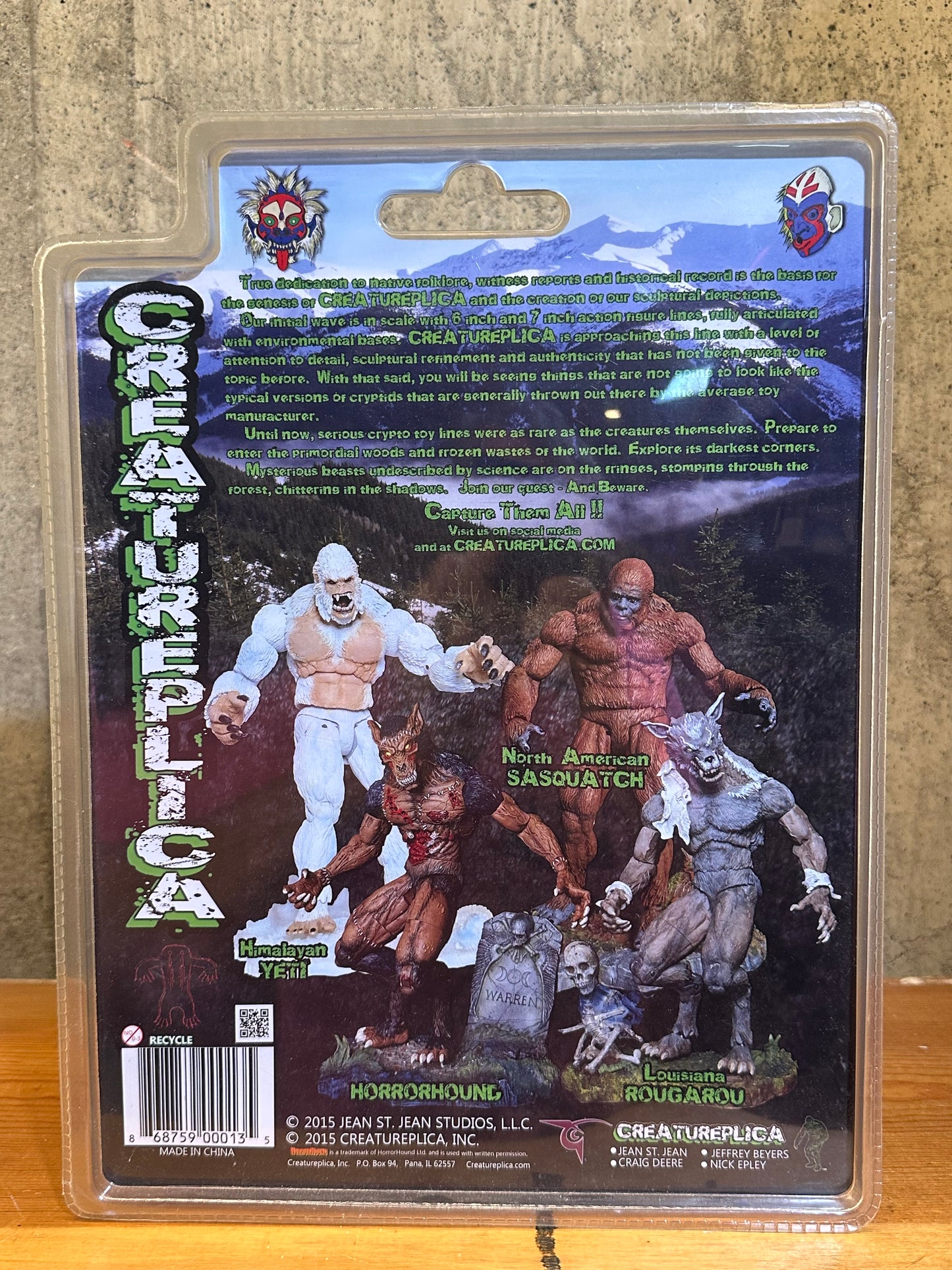 HIMALAYAN YETI ABONIMABLE SNOWMAN 8" ACTION FIGURE CREATUREPLICA