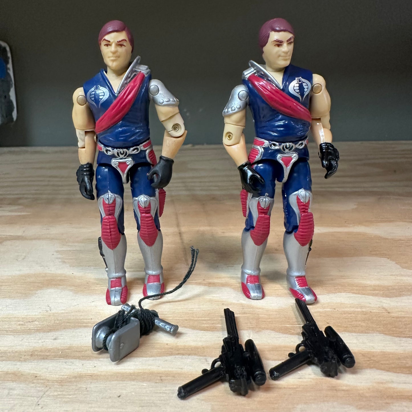 Tomax and Xomat Complete Vintage GI Joe Action Figures 1985