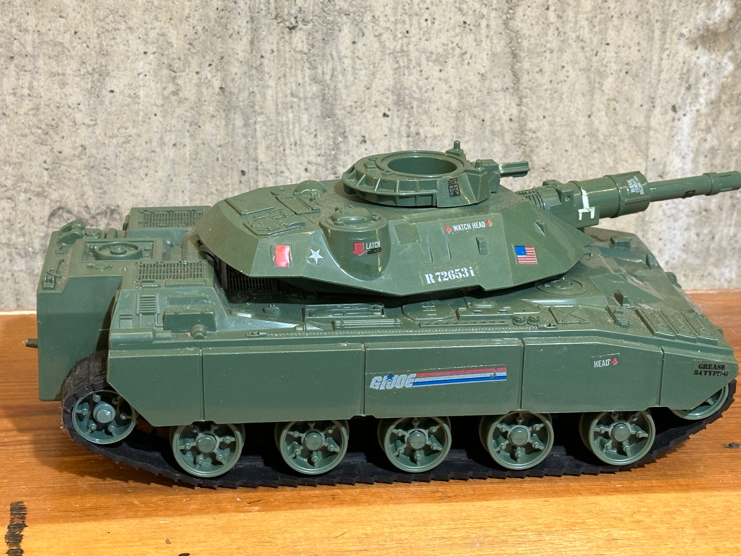 MOBAT GI Joe Tank 1983 Incomplete Vehicle Hasbro