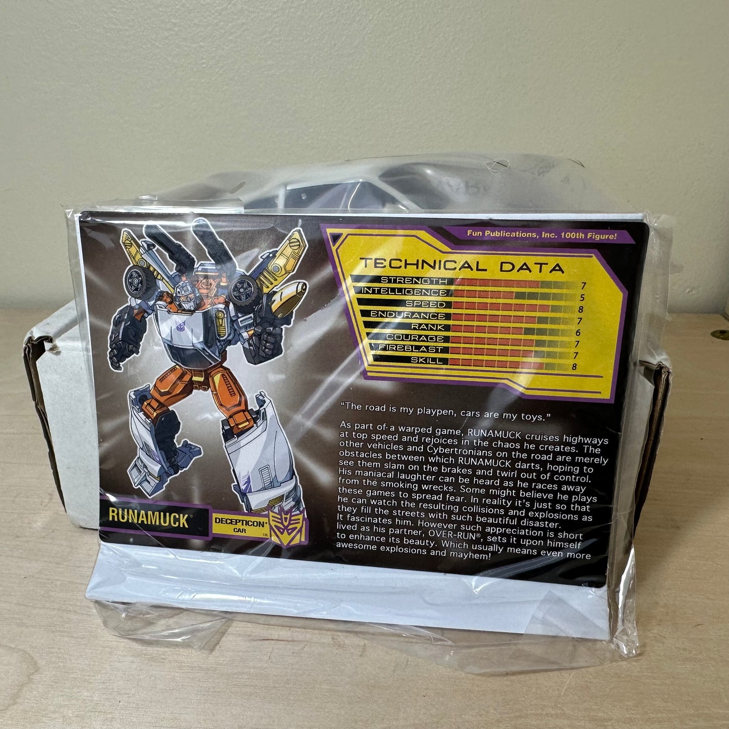 2012 Botcon Transformers Runamuck Decepticon Sealed Brand New Action Figure
