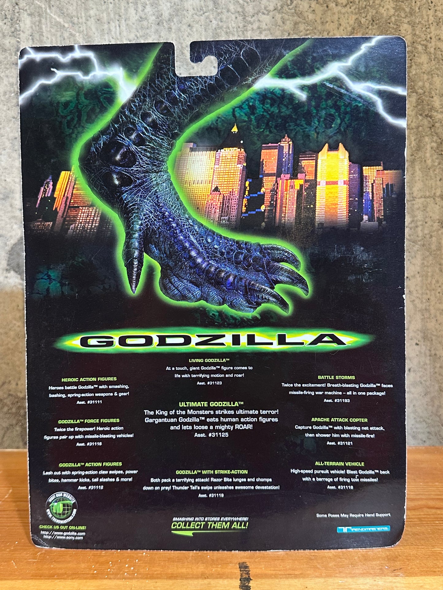 Razor Fang Baby Godzilla Movie Sealed Trendmasters Action Figure Toy