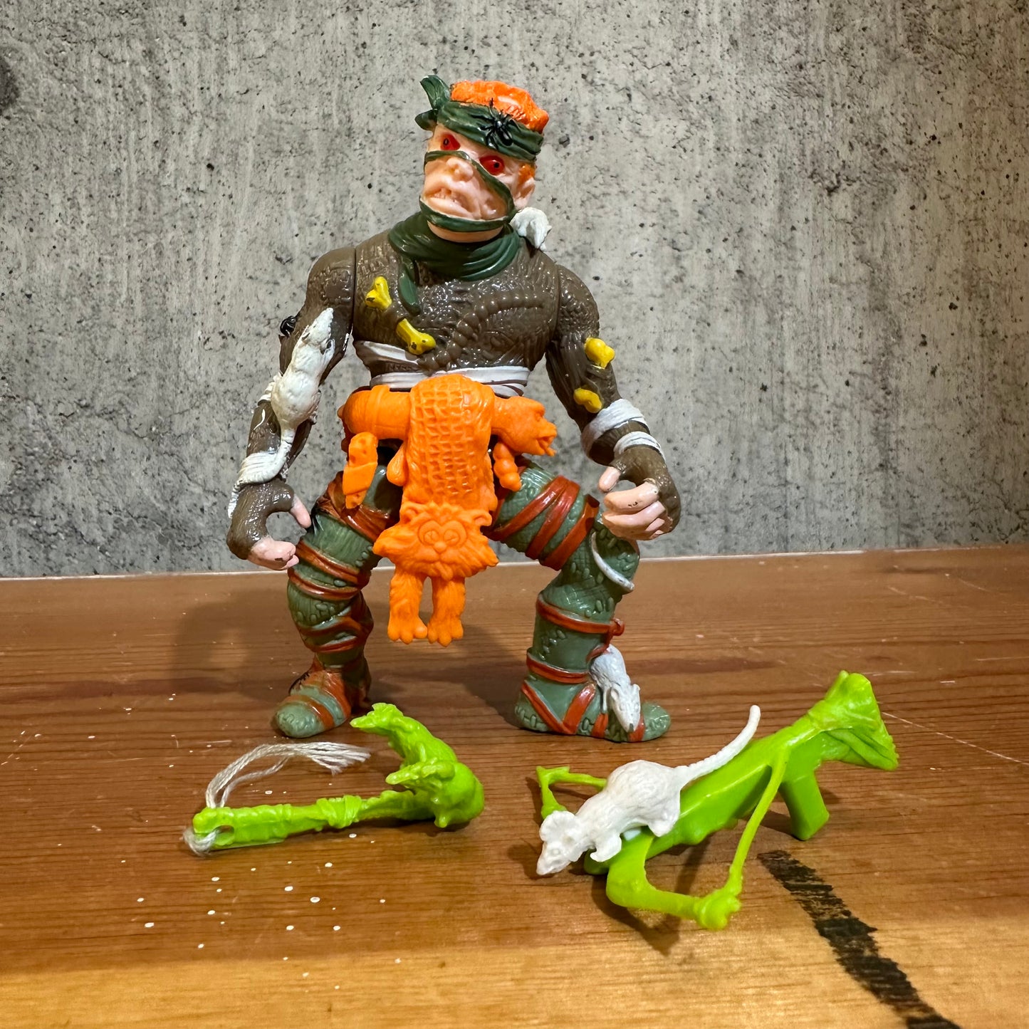 1989 TMNT Complete Rat King Vintage Ninja Turtles Action Figure Toy