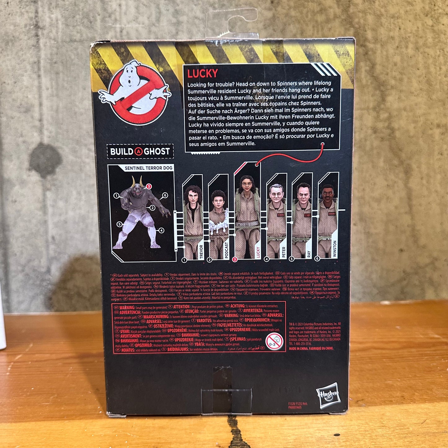 Ghostbusters Plasma Series Lucky 6" Action Figure 2021 Hasbro New Sealed