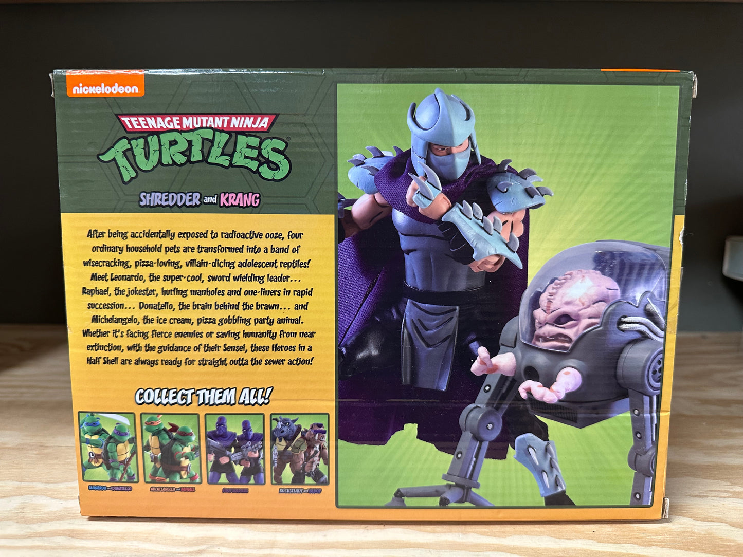 Shredder and Krang Neca TMNT Ninja Turtles Action Figure Sealed 2-Pack