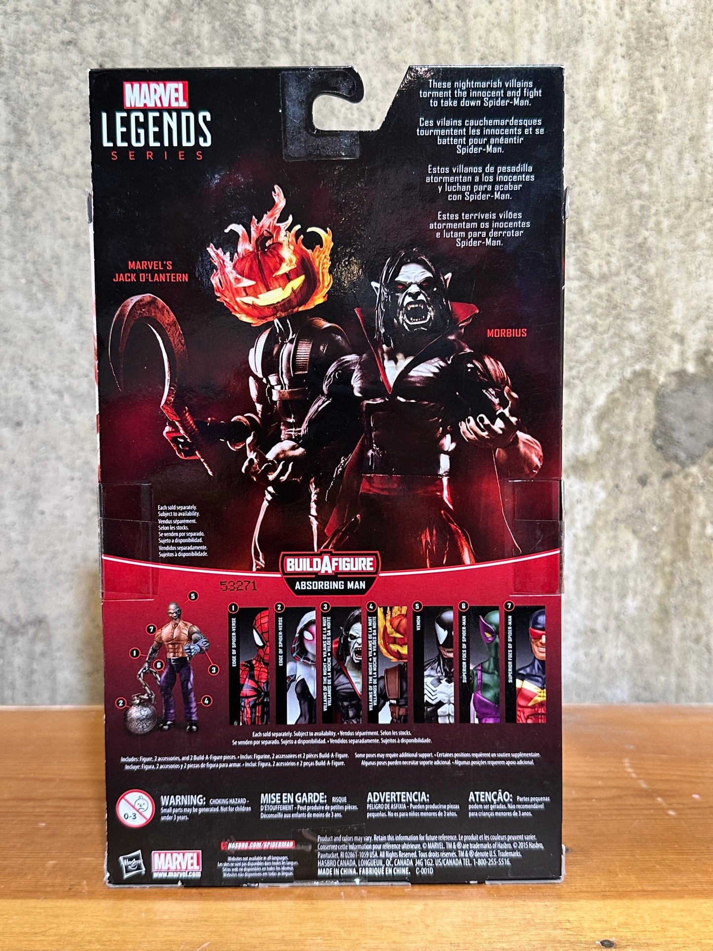 Morbius Marvel Legends Sealed Action Figure Toy Absorbing Man Wave
