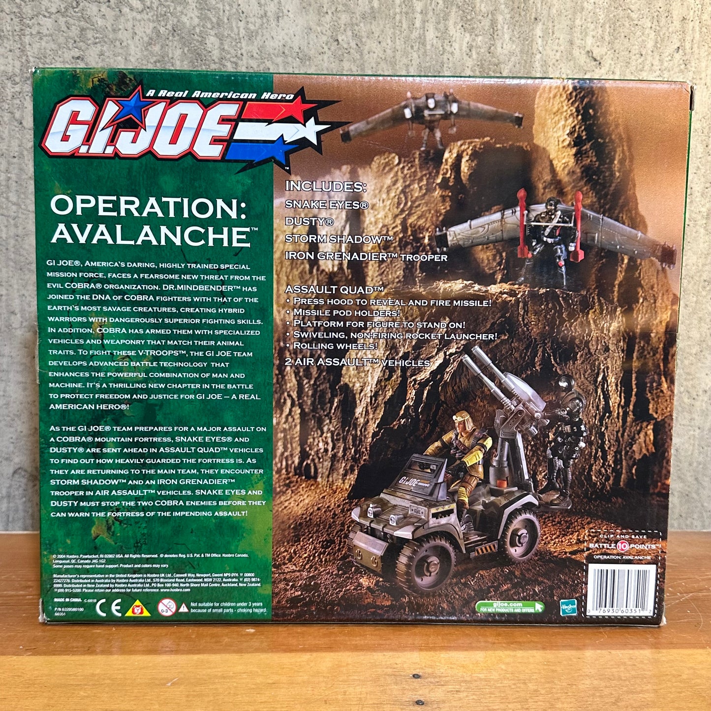 GI Joe Operation: Avalanche Valor vs Venom Sealed NEW in Box Kmart Exclusive