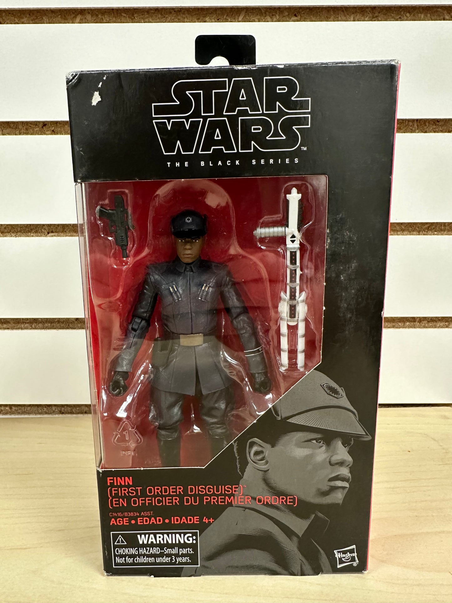 Finn First Order Disguise Star Wars Back Series Action Figure Toy