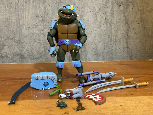Slash NECA TMNT Action Figure Teenage Mutant Ninja Turtles Complete