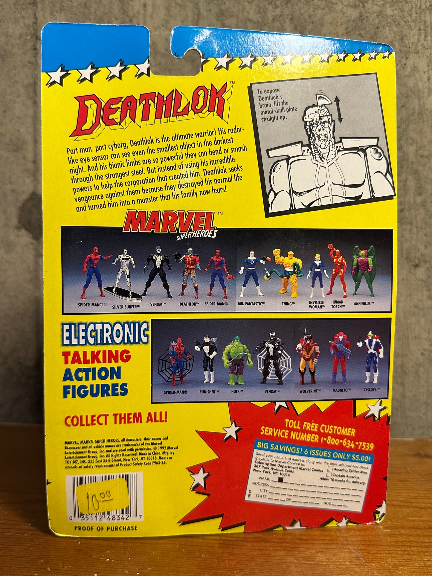Deathlok Marvel Toy Biz Superheroes MOC Action Figure