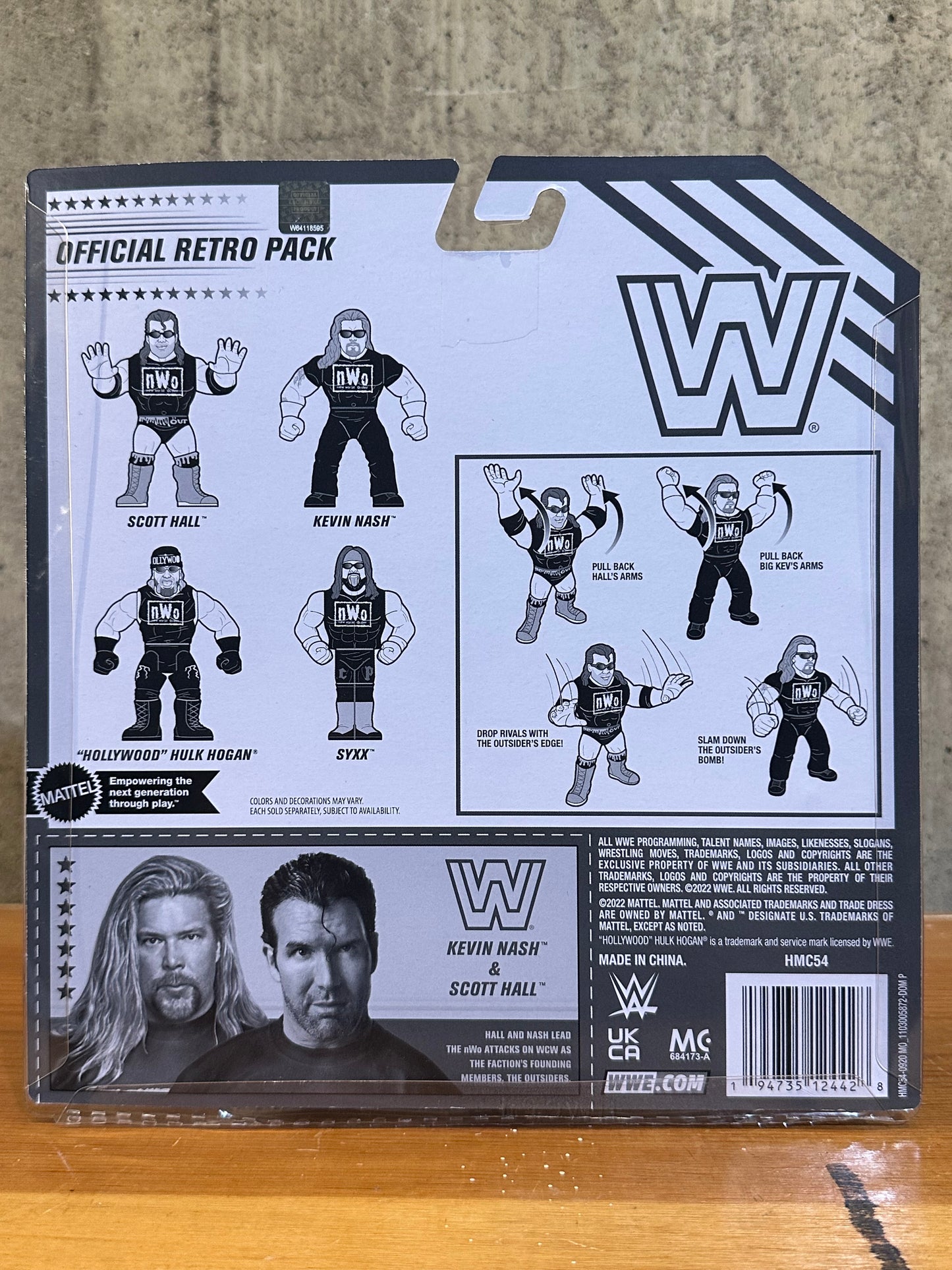 WWE Retro Scott Hall & Kevin Nash NWO 2-Pack Outsiders Set Mattel Figure Elite