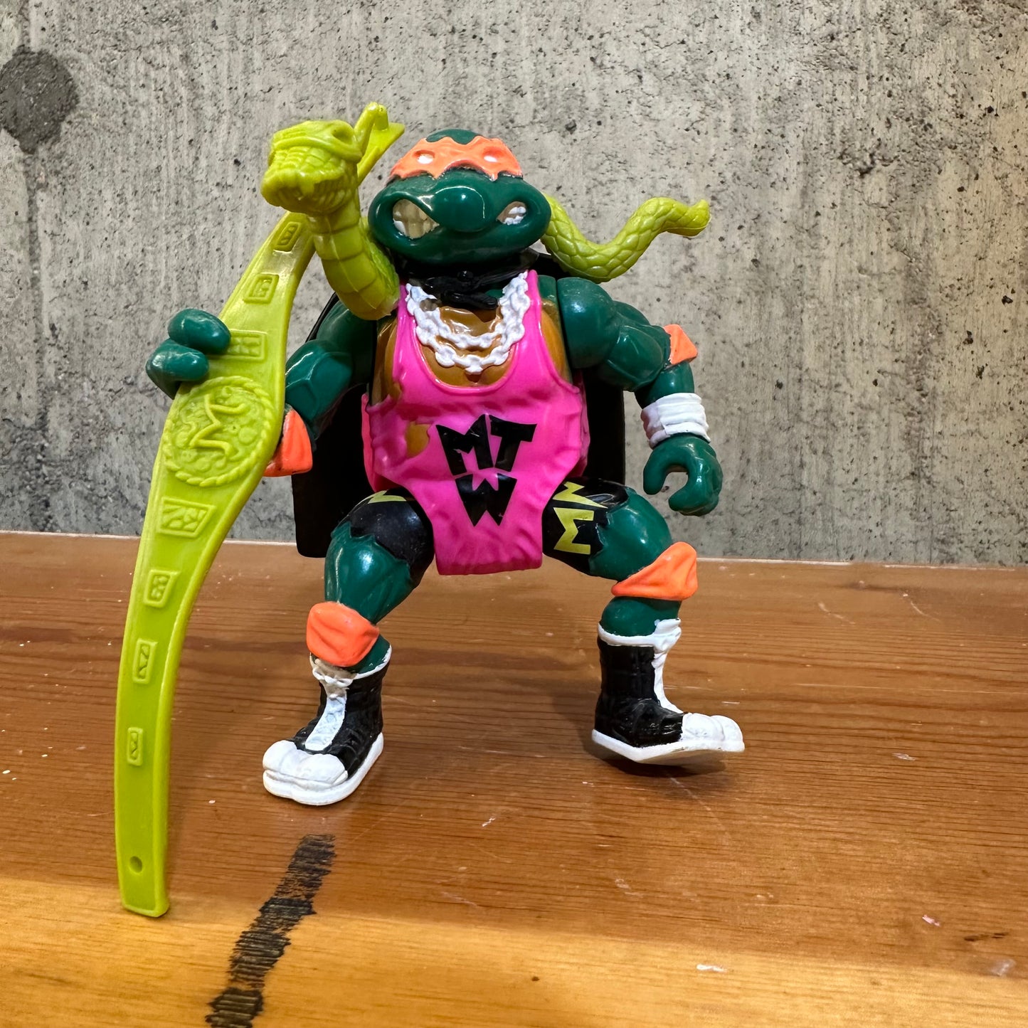 Shell Slammin’ Mike Complete Vintage TMNT Ninja Turtles Action Figure Toy