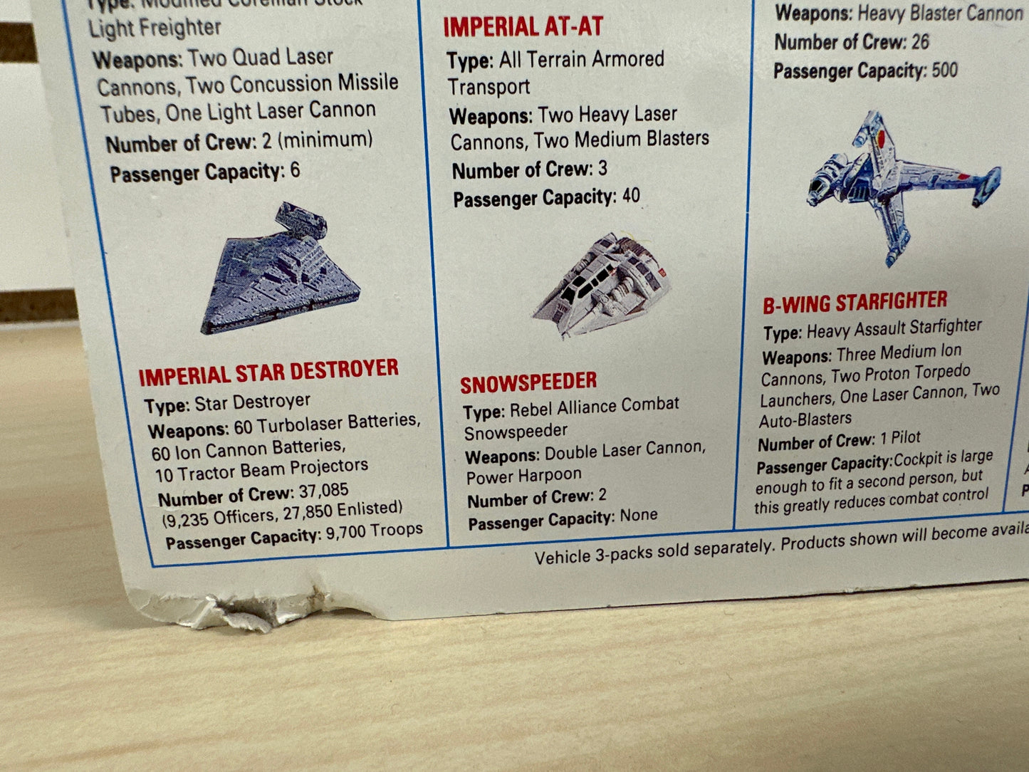 Micro Machines Star Wars A New Hope Sealed 3-Pack