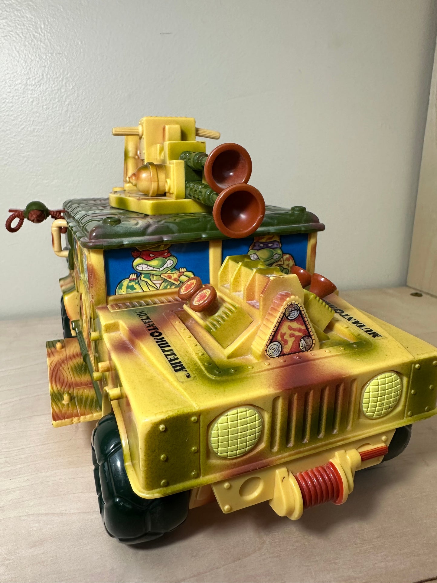 1992 TMNT Sand Cruiser Vehicle Incomplete Ninja Turtles Action Figure Toy