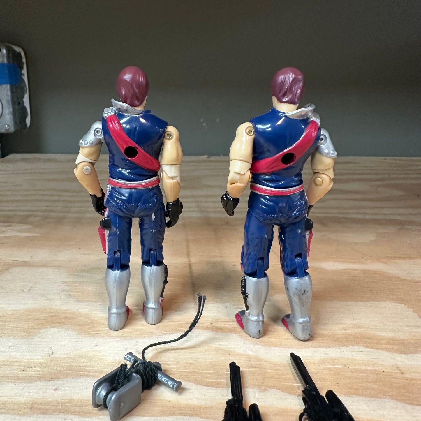 Tomax and Xomat Complete Vintage GI Joe Action Figures 1985