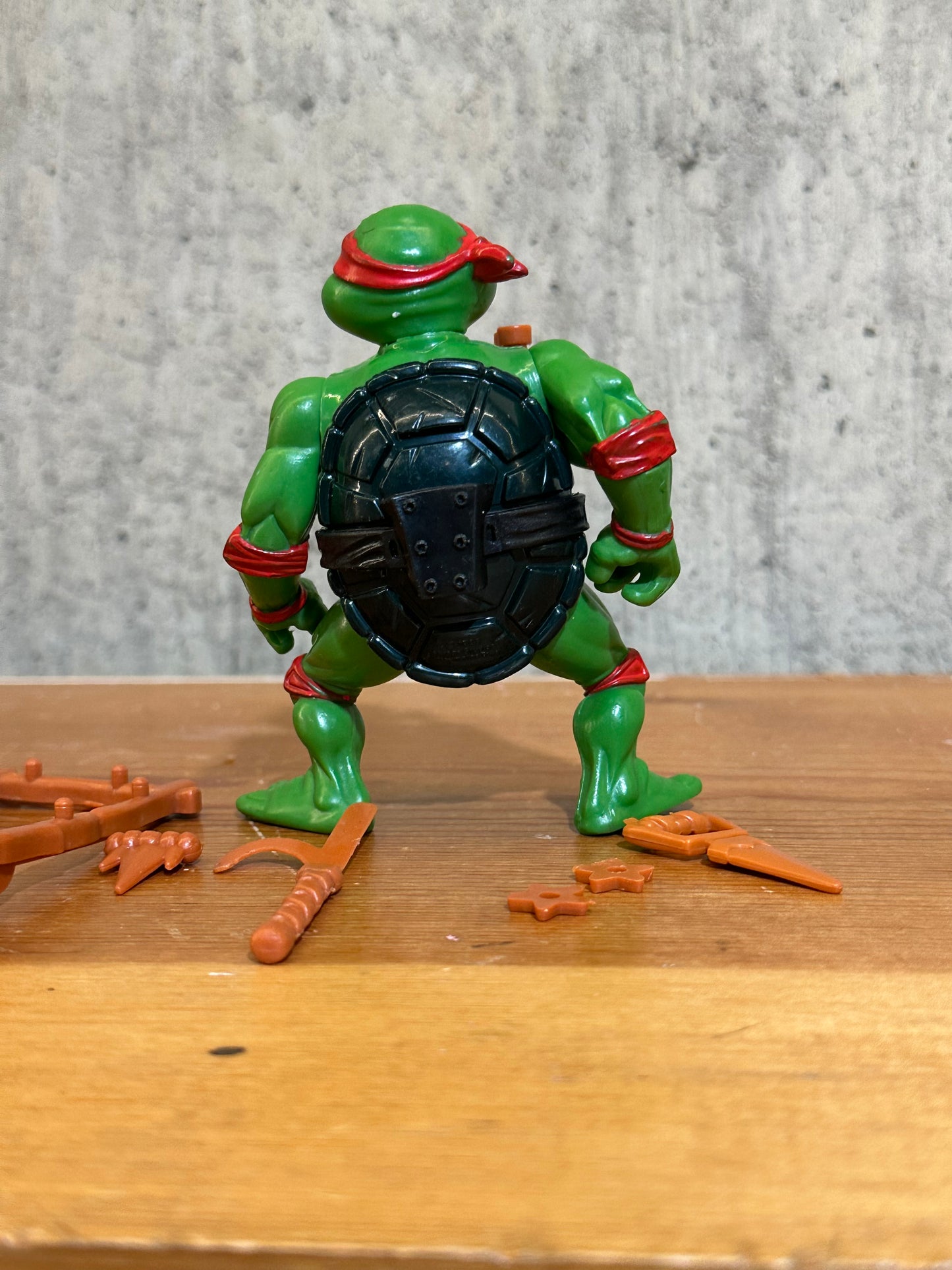 Raphael TMNT Hard Head 1988 Complete Vintage Ninja Turtles Action Figure Toy