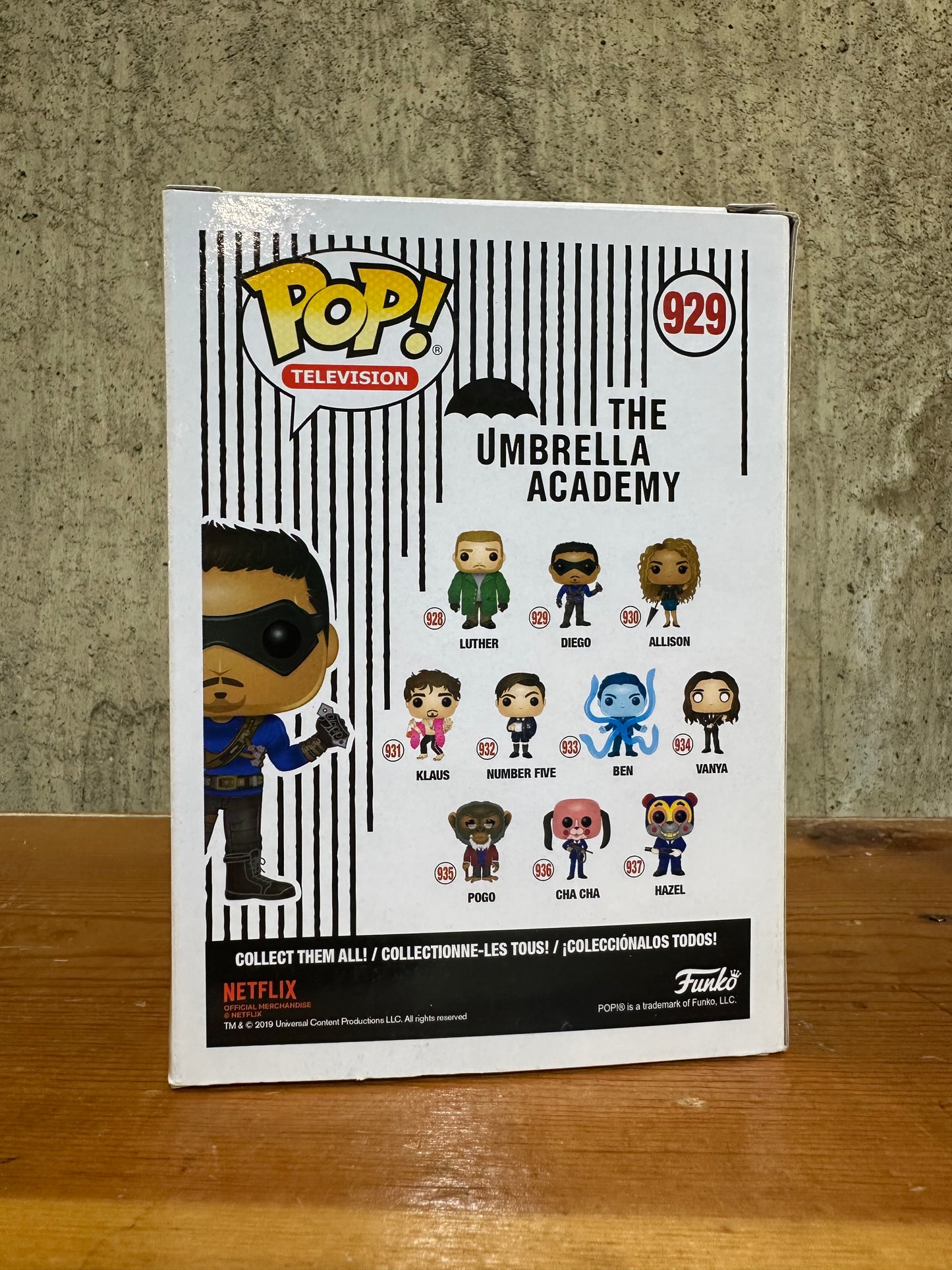 Diego The Umbrella Academy Funko Pop 929 Netflix