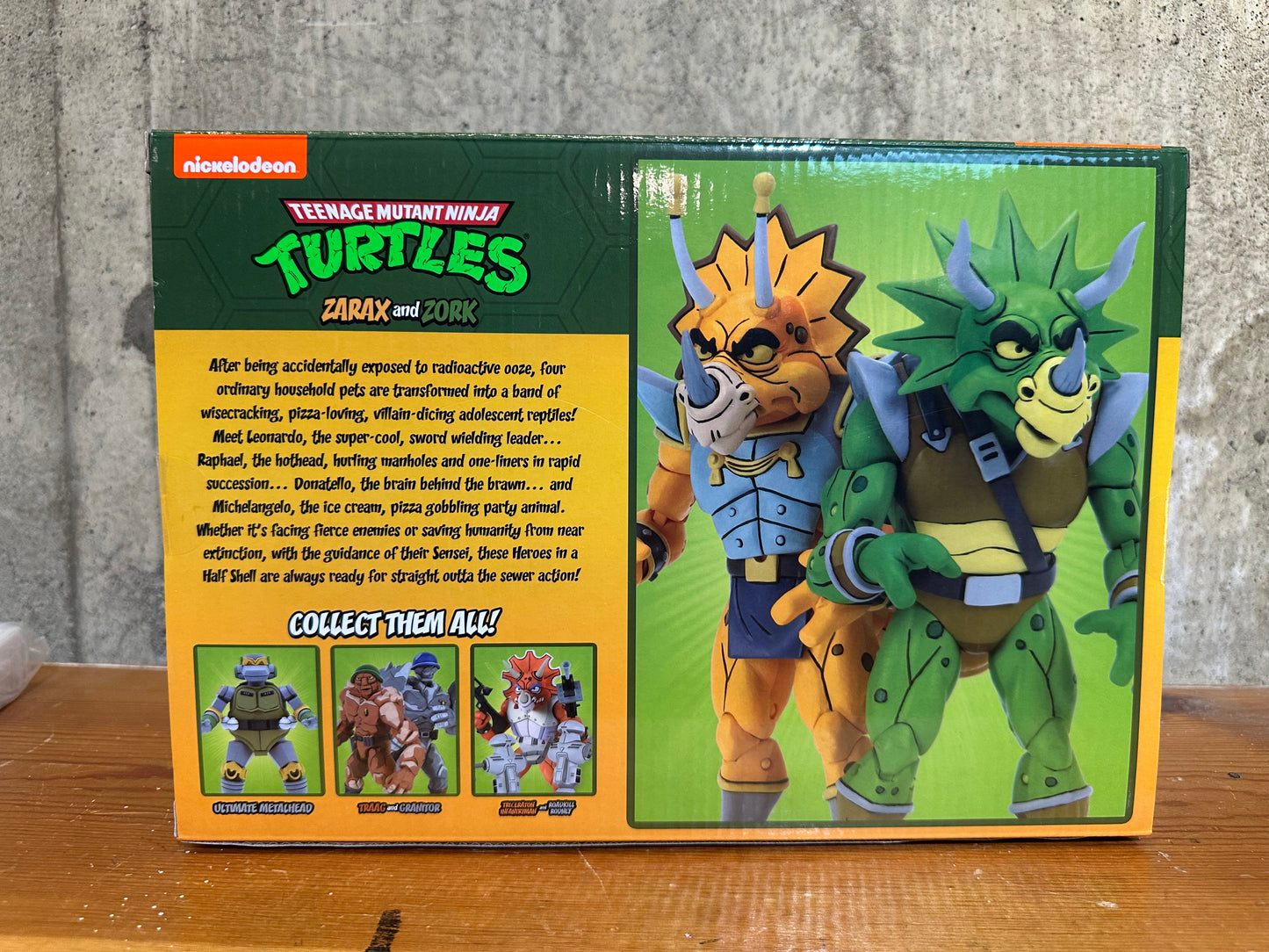 NECA Zarax and Zork Teenage Mutant Ninja Turtle Figures 2 pack TMNT