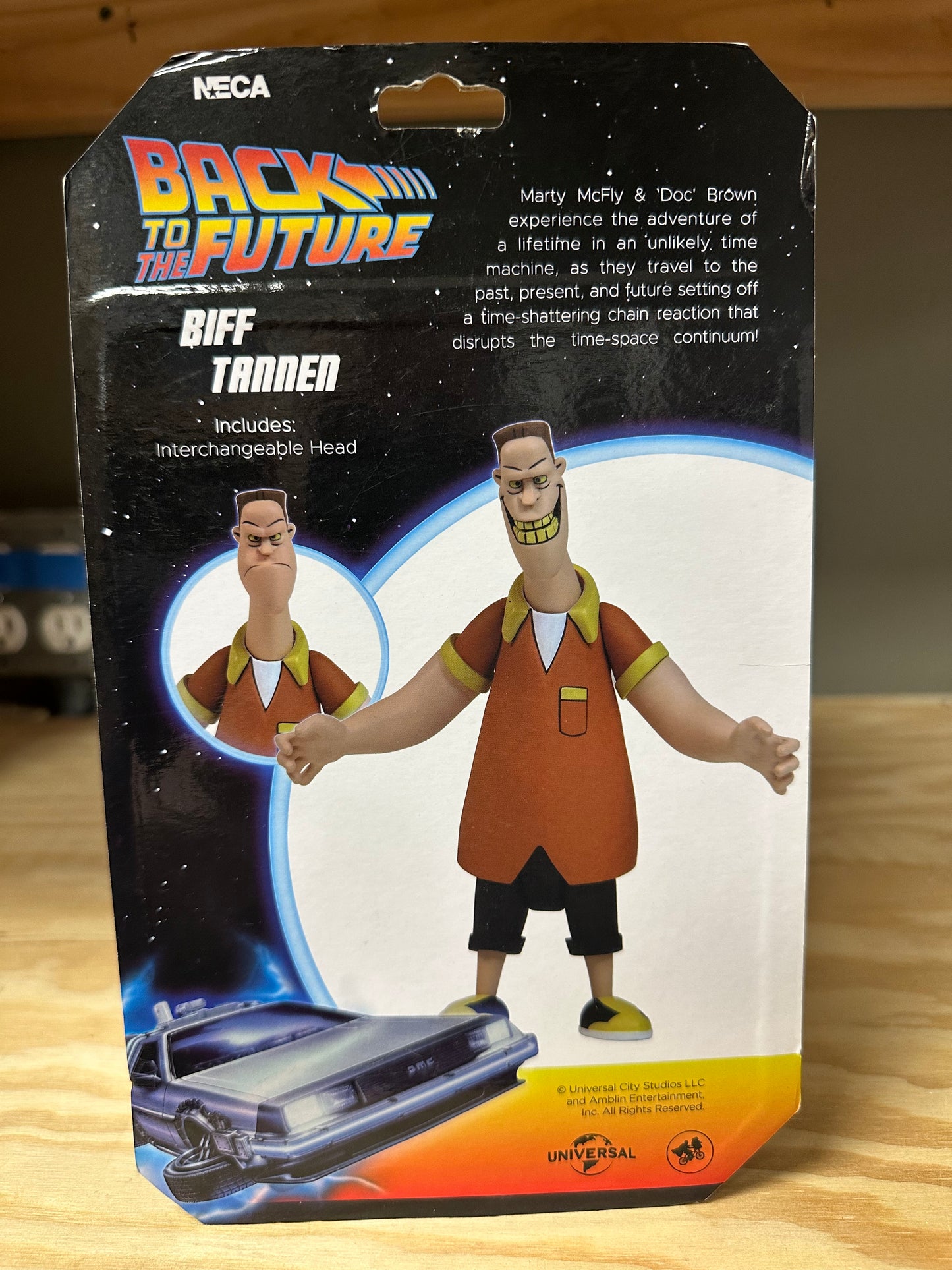Neca Back to the Future Biff Tanner Sealed Action Figure Toy