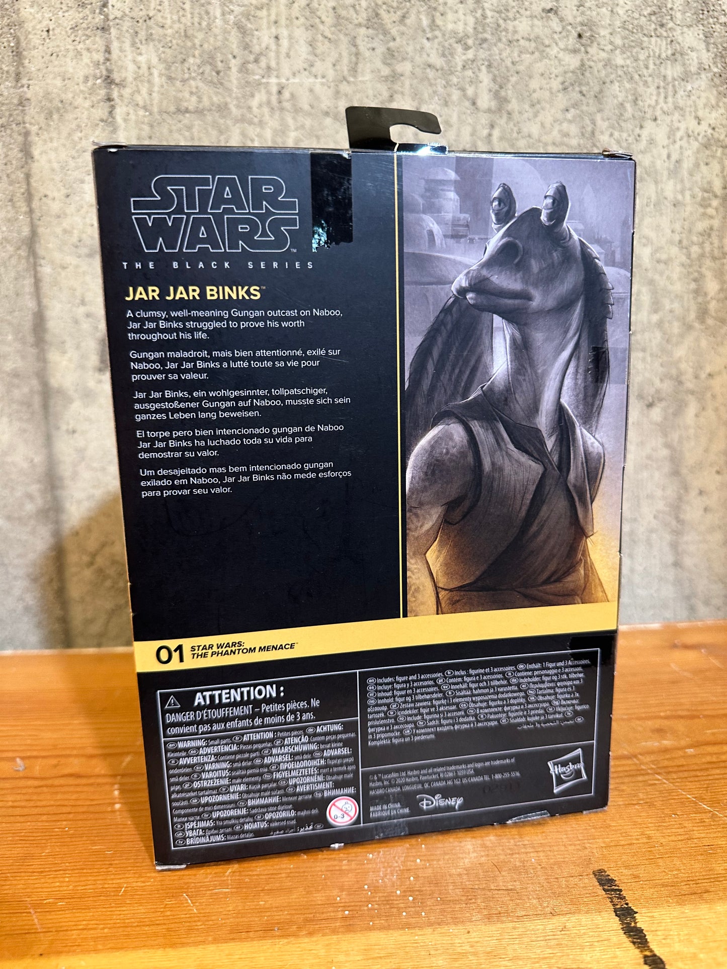 Jar Jar Binks Star Wars 6” Black Series