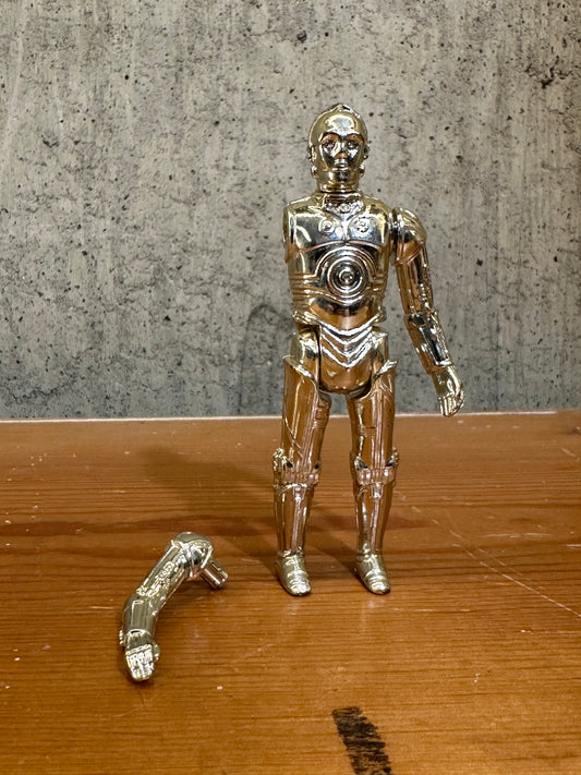 Removable Limbs C-3PO Star Wars ESB Action Figure Droid Toy 1980