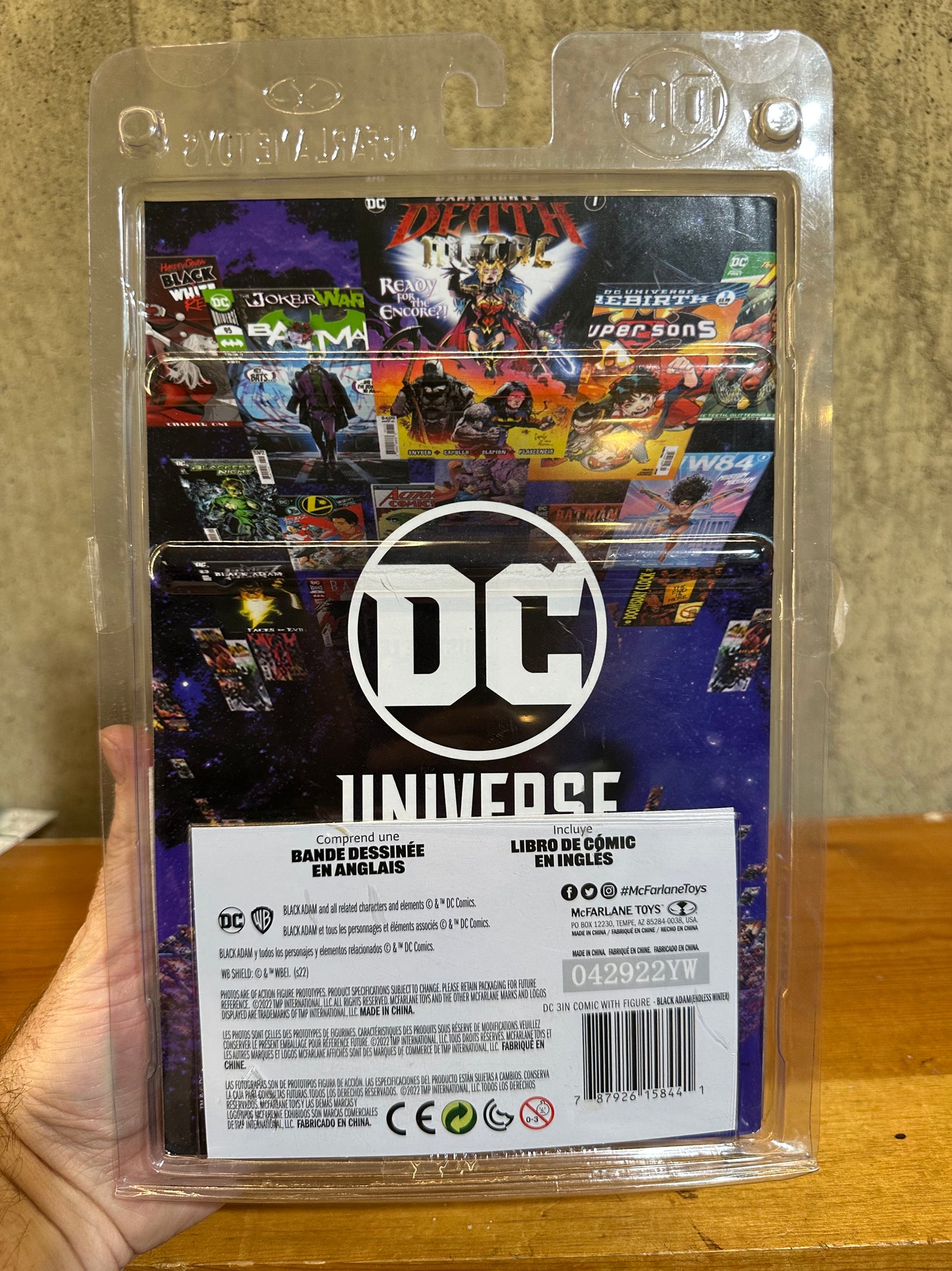 DC Universe Endless Winter Black Adam With 3" Figure DC Comics