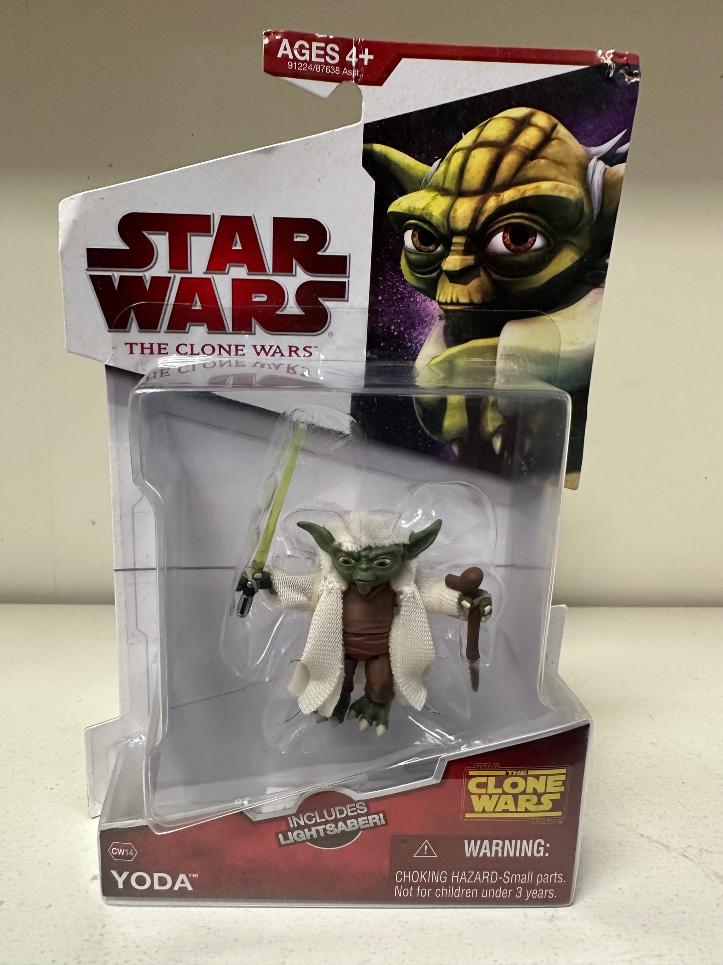 Star Wars Clone Wars Yoda CW14 Action Figure MOC