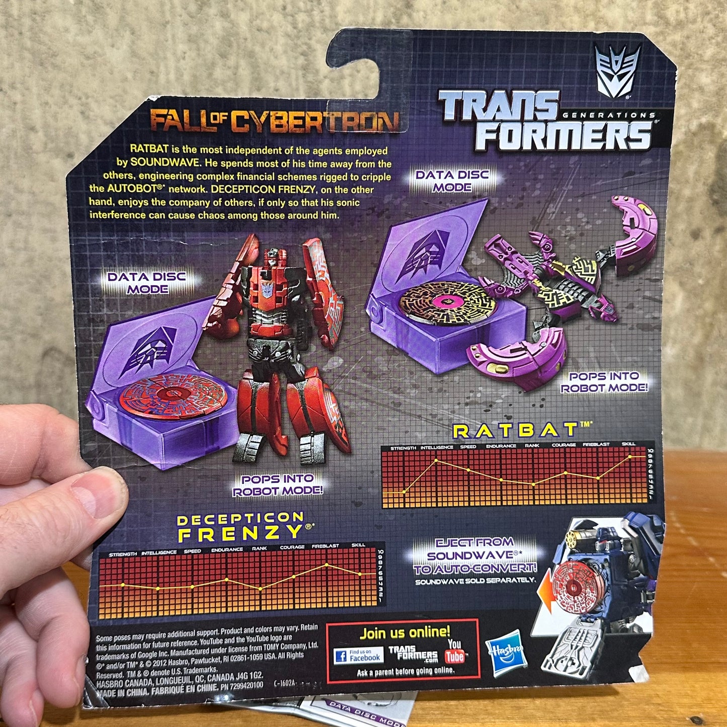 Frenzy Ratbat Transformers Generations Fall Of Cybertron Complete