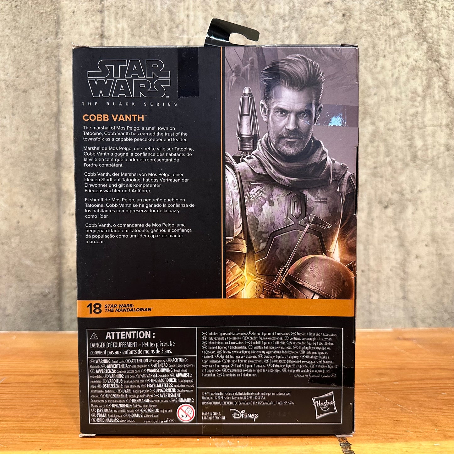 Cobb Vanth Star Wars 6” Black Series Action Figure Seales