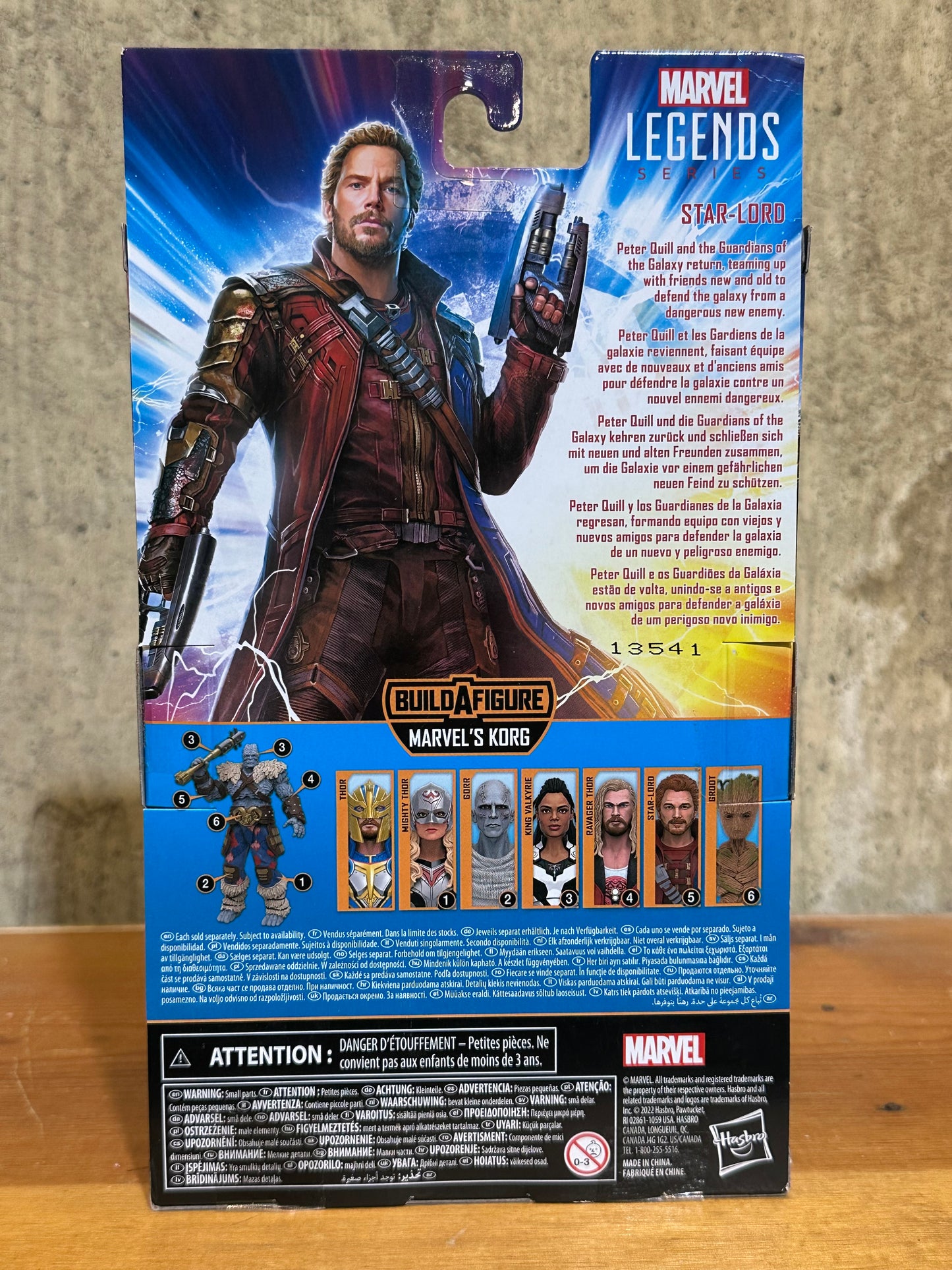 Star-Lord Marvel Legends Sealed Action Figure Korg Wave