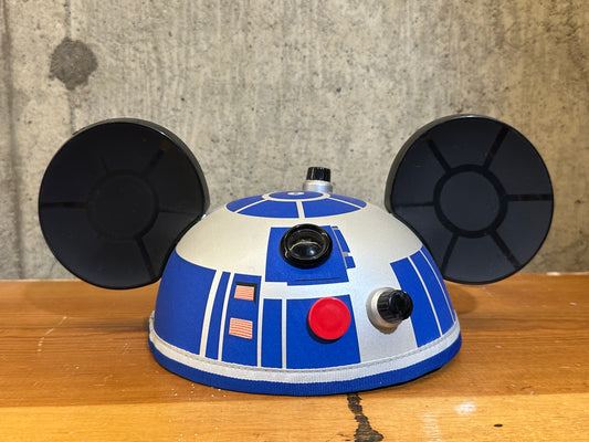 R2-D2 Disney Parks Star Wars R2-D2 DROID Mickey Mouse Ears Hat LUCASFILMS
