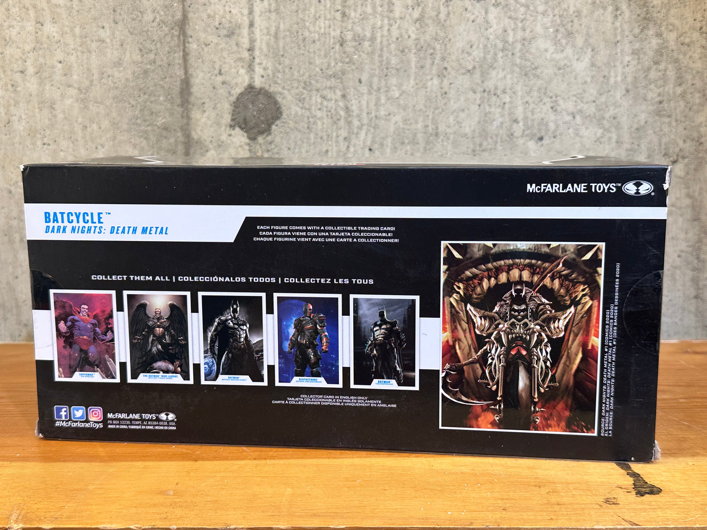 Batcycle McFarlane Toys DC Multiverse Dark Nights: Death Metal Sealed DC Comics